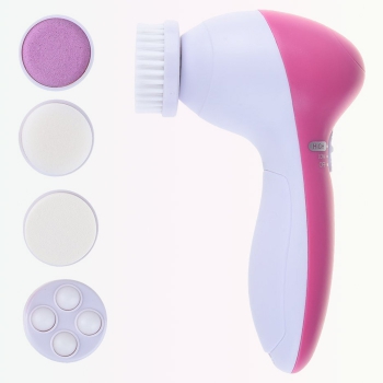5 in 1 Facial Cleansing Brush- Face Spin Brush Set, Deep Cleansing